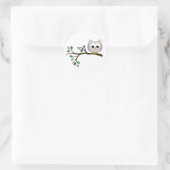 Stickers Chouette violette (Sac)