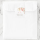 Stickers Christening Boho Girl Rose Gold (Sac)