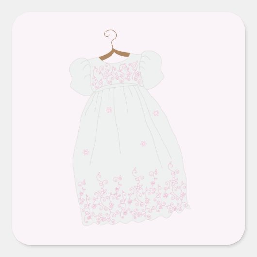 Stickers Christening Gown (Devant)