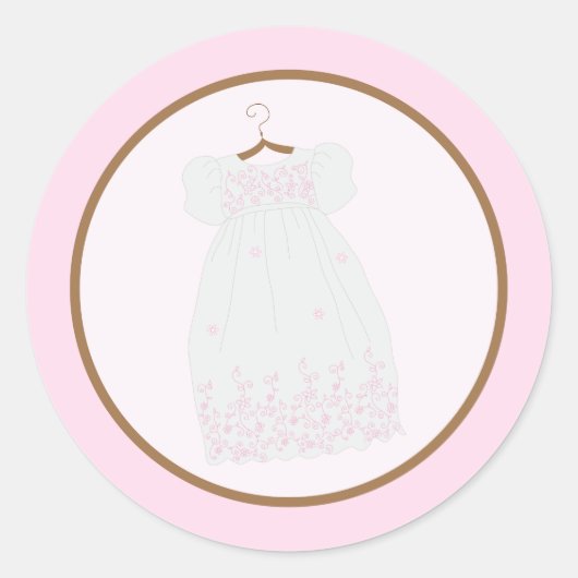 Stickers Christening Gown (Devant)