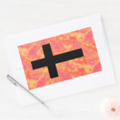 Stickers Christian Cross Sunrise Couleur Arrière - (Enveloppe)