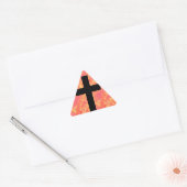 Stickers Christian Cross Sunrise Couleur Arrière - (Enveloppe)