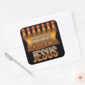 Stickers Christian King Jesus Gold Crown (Enveloppe)