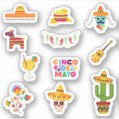 Stickers Cinco de Mayo (Devant)