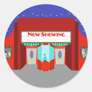 Stickers cinéma rétro