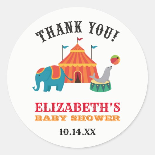 Stickers Circus Favoriser (Devant)