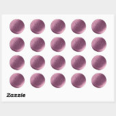 Stickers cire Lilac Purple 2 Lettre Monogramme (Feuille)