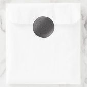 Stickers cire pour sceau en ébène gris Script Mono (Sac)