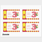 Stickers cirque 3e anniversaire (Feuille)