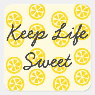 Stickers citron doux