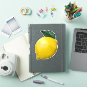 Stickers citron et feuille (Couverture iPad)