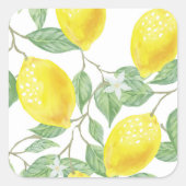 Stickers citrons et Feuilles (Devant)