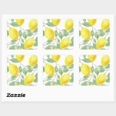 Stickers citrons et Feuilles (Feuille)