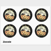 Stickers Citrouille CustomVintage Halloween (Feuille)