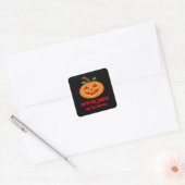 Stickers Citrouille d'Halloween Eyed Rouge (Enveloppe)