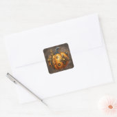 Stickers Citrouille Fall Steampunk (Enveloppe)