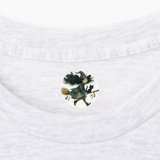 Stickers Citrouille gothique et chat Halloween feu (Apposé)