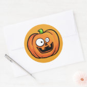 stickers Citrouille Halloween 3 (Enveloppe)