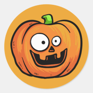 stickers Citrouille Halloween 3