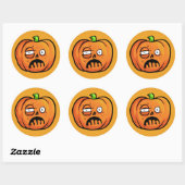 stickers Citrouille Halloween 6 (Feuille)