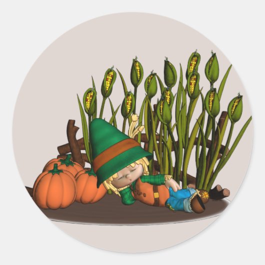 Stickers citrouille Patch Dreamer (Devant)