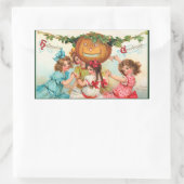 Stickers Citrouille vintage Halloween (Sac)