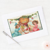 Stickers Citrouille vintage Halloween (Enveloppe)