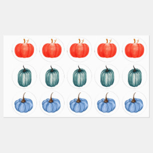 Stickers citrouilles, autocollants, autocollants d