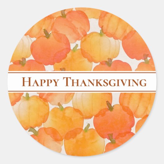 Stickers Citrouilles de Thanksgiving (Devant)