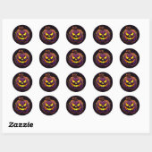 Stickers Citrouilles d'Halloween (Feuille)