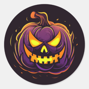 Stickers Citrouilles d'Halloween