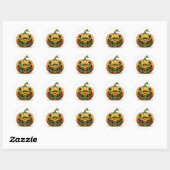 Stickers Citrouilles d'Halloween (Feuille)