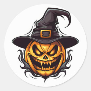 Stickers Citrouilles d'Halloween