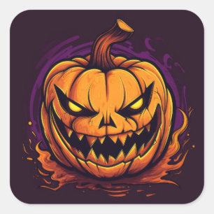 Stickers Citrouilles d'Halloween