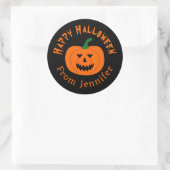Stickers Citrouilles Halloween heureux (Sac)