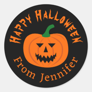 Stickers Citrouilles Halloween heureux