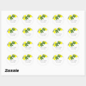 Stickers Citrus Boho (Feuille)