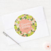 Stickers Citrus Garden - Texte modifiable (Enveloppe)