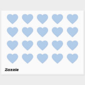 Stickers Clair Français Blue Heart (Feuille)
