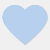 Stickers Clair Français Blue Heart (Devant)