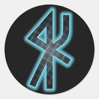 Stickers Clan Sverker Bind Rune Tartan Stickers