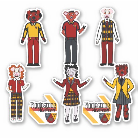 Stickers Classe Pigglestone Academy (Devant)