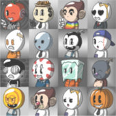 Stickers Classic Cartoon Friends (Devant)