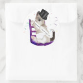 Stickers Classic de Nouvel An Kitten (Sac)