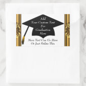 Stickers Classic Gold Border Graduation (Sac)