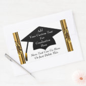 Stickers Classic Gold Border Graduation (Enveloppe)