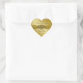 Stickers Classic Golden 50th Mariage Anniversaire (Sac)