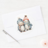 Stickers Classic Penguin d'hiver (Enveloppe)