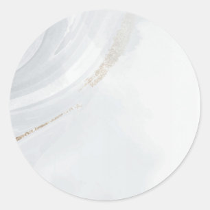 Stickers Classic Rond Marbre Pastel Texture Pierre