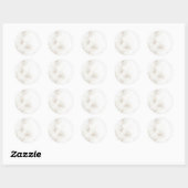 Stickers Classic Rond Marbre Pastel Texture Pierre (Feuille)